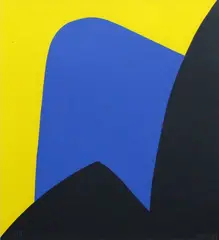 Untitled by Michael Smither, screenprint, 1/19, sold Apr 2022