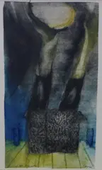 Icing on the cake by Rame, lithograph, offered Apr 2022
