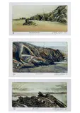 Stanley Palmer, Matawherohia, Tungutu, Anawhata, bamboo engravings, 5/60 (each)