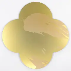 Max Gimblett, Remembrance, silkscreen on lacquered brass quatrefoil
