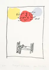 Tom Kreisler, Thought of Yellow, screenprint, 3/14