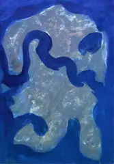 Clouds Series by Michael Smither, acrylic on paper, offered Apr 2022