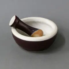 Paul Winspear, Mortar and pestle, flambe glazed porcelain