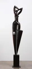 Paul Dibble, Geometric Figure I, cast bronze, 1/3