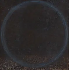 Ralph Hotere, Black Painting, acrylic and dyes on canvas