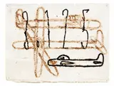 Peter Robinson, 3.13%, acrylic, bitumen and oilstick on paper