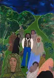 Hariata Ropata-Tangahoe, A Departure, oil on board