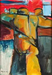Hone Heke by Dennis Knight Turner, oil on board, sold Dec 2021