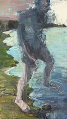 Euan MacLeod, Coastal Figure, oil on canvas
