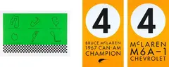 Billy Apple, The Bruce and Denny Show, silkscreen prints, triptych, 1/7