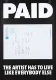 Billy Apple, Paid, screenprint with Mercy Hospital receipt
