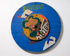 Donald Sinclair Driver, Twisting Planes, mixed media and acrylic paint