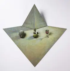 Terry Stringer, Living Memory, oil on aluminium and bronze
