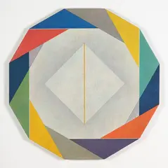 Roy Good, Duodecagon Study No. 3, oil on canvasboard