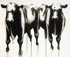 Mike Petre, Field Study 346, ink, graphite, oil & acrylic on canvas