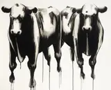 Mike Petre, Field Study 346, ink, graphite, oil & acrylic on canvas