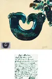 Andrew McLeod, Hei - Matau, oil and collage on canvas, two panels
