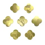 Max Gimblett, Remembrance, silkscreen on lacquered brass quatrefoil, seven parts
