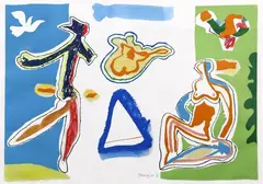 Vacation by Pat Hanly, screenprint, 16/37, sold Nov 2021