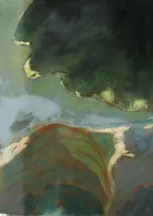 Liam Davidson, Mangawhai Inlet 1, oil on board