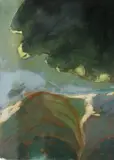 Liam Davidson, Mangawhai Inlet 1, oil on board