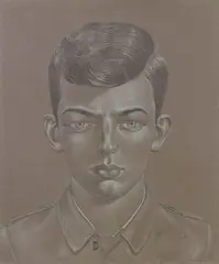 Peter Stichbury, Milton Torres, colour pencil on paper