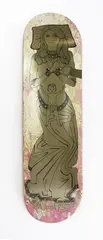 Kate Board by Grayson Perry, skateboard deck made of 7ply Grade A Canadian Maple wood, edition of 999, offered Nov 2021