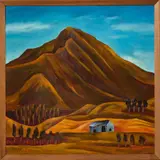 Wendy Wandworth, Mountain 1, oil and board