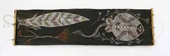 David Beswick, Oenpelli Painting, pigments on bark