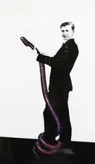 Liz Maw, Young David Attenborough, giclee on paper, 2/10