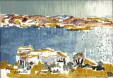 Douglas MacDiarmid, Corsica V, acrylic on board