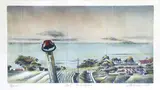 Stanley Palmer, Bell – Marae Pahaoa, bamboo engraving, 34/100
