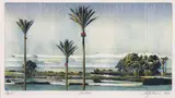 Stanley Palmer, Punakaiki (63/100), bamboo engraving