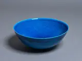 Len Castle, Large Night Sky series bowl, earthenware with alkaline blue glaze