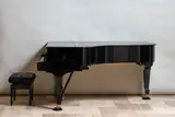 Steinway & Sons, B-211 Spirio R Grand Piano, in black finish complete with two piano stools
