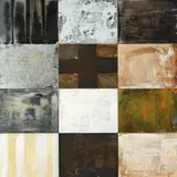 Hope Gibbons, Treasure 2, mixed media on board