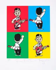 Dick Frizzell, Four Four Time, screenprint, A/P