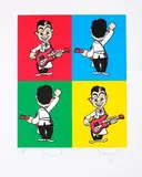 Dick Frizzell, Four Four Time, screenprint, A/P