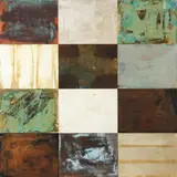 Hope Gibbons, Treasure 5, mixed media on board
