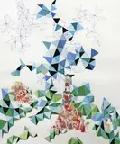 Susanne Kerr, Untitled, gouache on Hahnemuhle paper