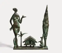 Paul Dibble, The Garden, Second Study, cast bronze, unique