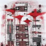 John Pule, Uku/Anoint, oil and ink on canvas