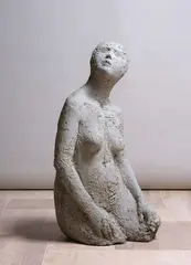 Molly Macalister, Bird Watcher, cast cement
