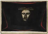 Tony Fomison, Attributed to Corregio - Napkin of St Veronica