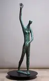 Alan Ingham, Standing Figure, cast bronze, unique