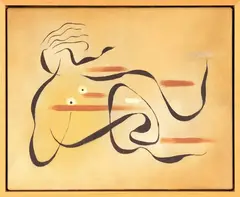 Gordon Walters, Pallas, oil on canvas (1950)