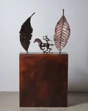 Paul Dibble, The Fall, cast bronze on artist’s original base, 2/3