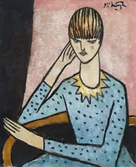 Raymond McIntyre, Portrait of a Woman, oil on canvas, circa 1928