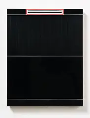 Darryn George, Clipboard Study No. 19, automotive paint and acrylic on Perspex