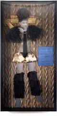 Jacqueline Fraser, That Tight-Rope Walker Holds her Eyes Wide Open with Super Glue, Crap Artist, mixed media